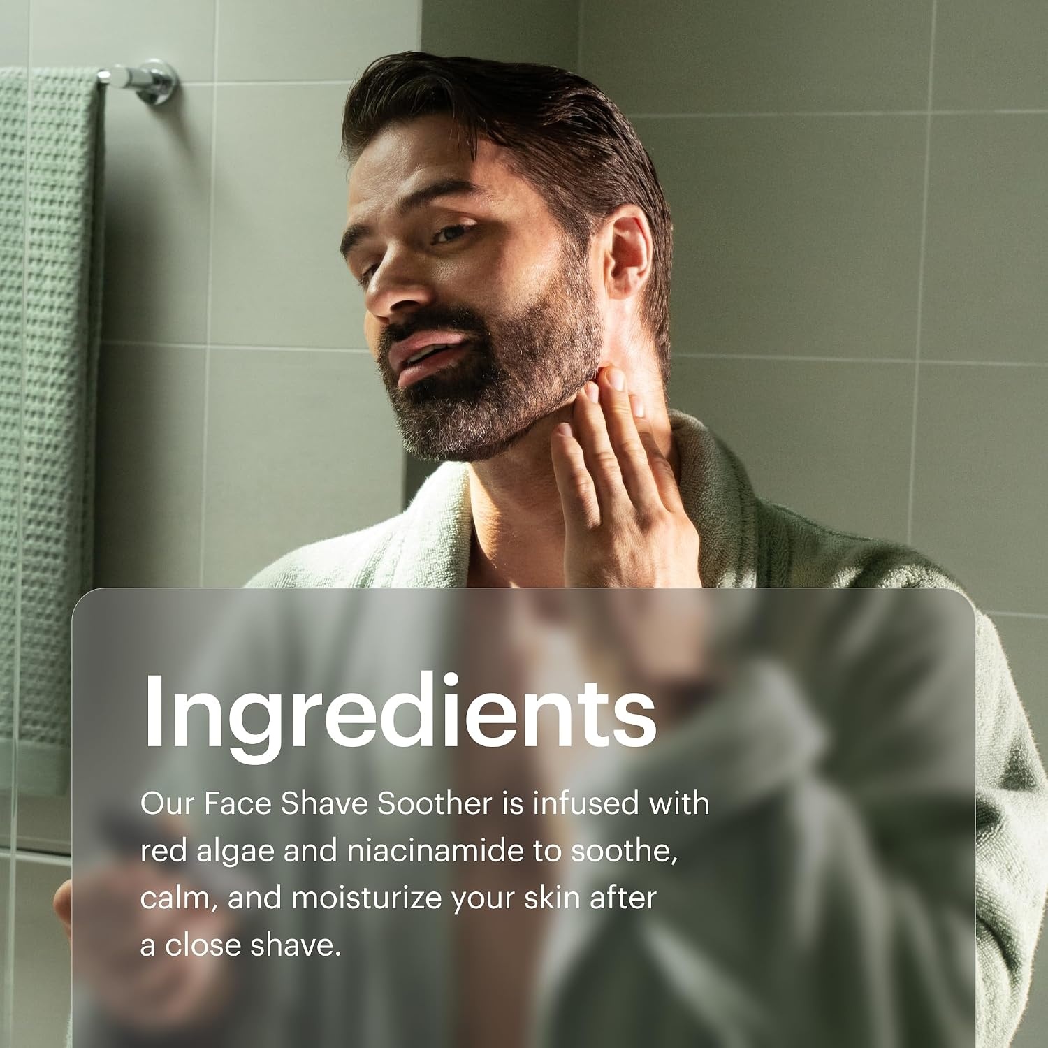 image:imageMANSCAPED Face Shave Soother Mens Aftershave Serum Infused with Red Algae Menthyl Lactate ampamp Vitamin B3 for Cooling Soothing ampamp Hydration Vegan ParabenFree 28ml094 Fl Oz Pack of 1