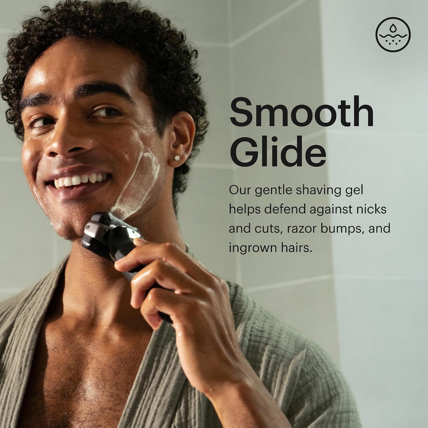 image:imageMANSCAPED Power Shave Gel Mens Soothing Head ampamp Face Shaving Gel with Witch Hazel ampamp Gentle Liquid Exfoliants to Help Defend Against Irritation Ingrown Hairs ampamp Razor Bumps 6 fl oz6 Fl Oz Pack of 1