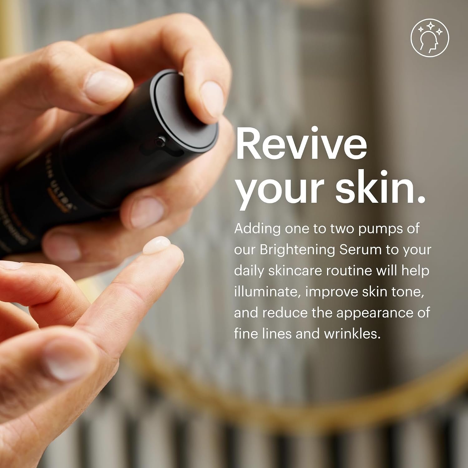 image:imageMANSCAPED Skin Ultra Brightening Serum Mens Vitamin C Face Serum Formulated to Improve Skin Tone ampamp Help Reduce Appearance of Wrinkles Infused with Licorice Root ampamp Niacinamide 1 fl oz1 Fl Oz Pack of 1