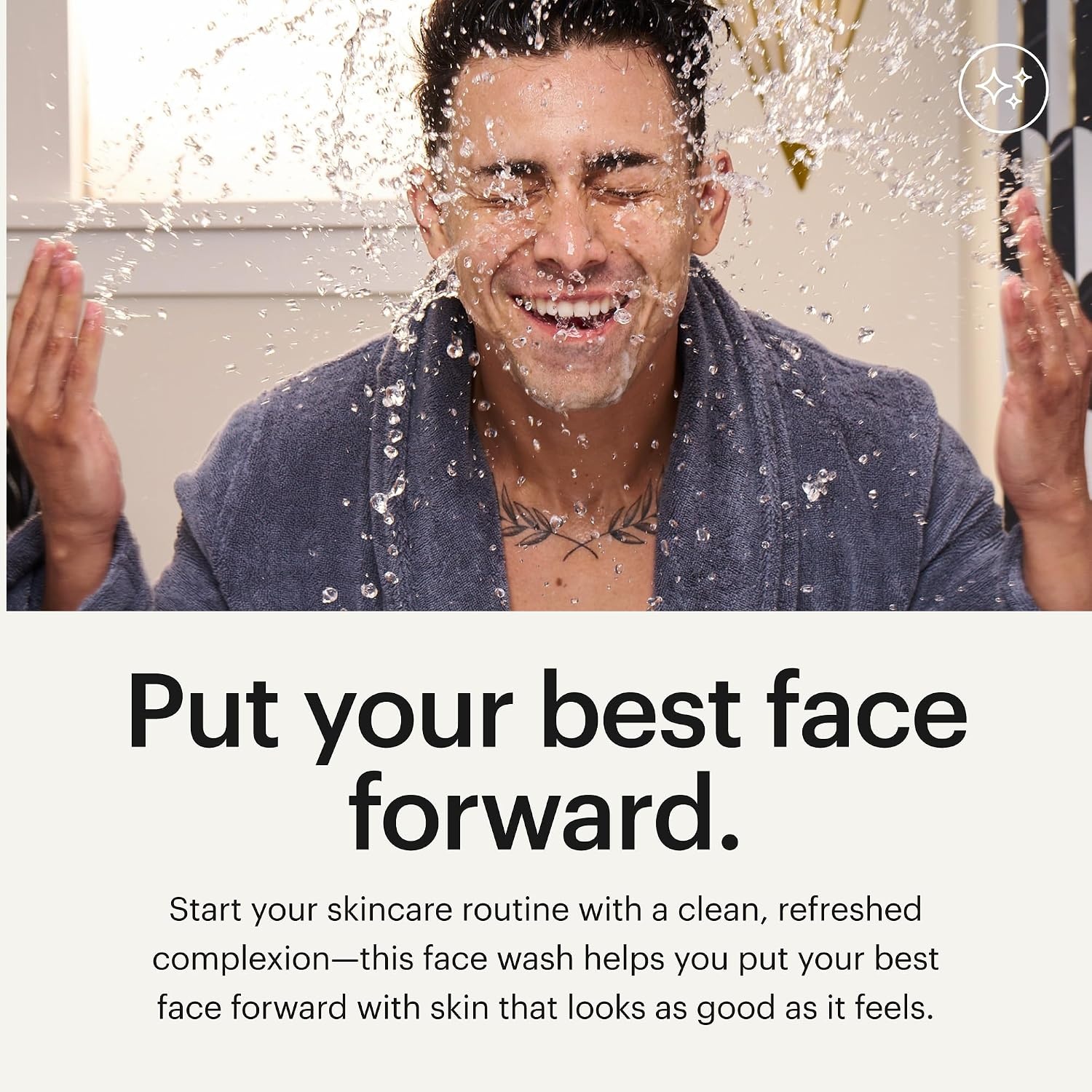 image:imageMANSCAPED Skin Ultra Face Wash Mens Exfoliating Facial Cleanser Enriched with Ceramides for Hydrated Soft Smooth ampamp Brighter Skin AHA Complex for Exfoliation NonIrritating Formula 6 fl oz6 Fl Oz Pack of 2