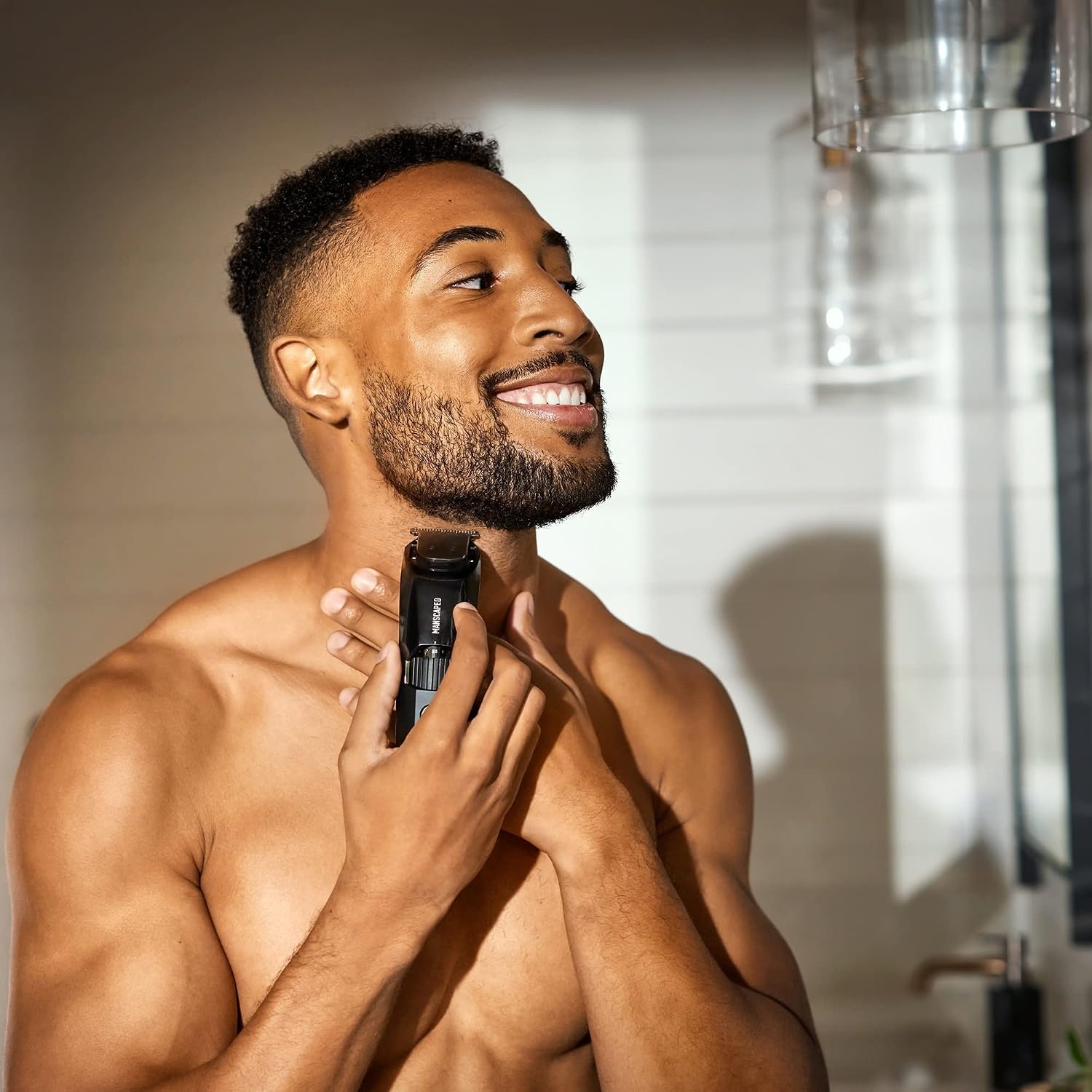 image:imageMANSCAPED The Beard Hedger Advanced Kit Includes Our Premium Precision Beard ampamp Mustache Trimmer Hydrating Shampoo Softening Conditioner Moisturizing Oil ampamp Facial Hair CombBeard Hedger Advanced Kit