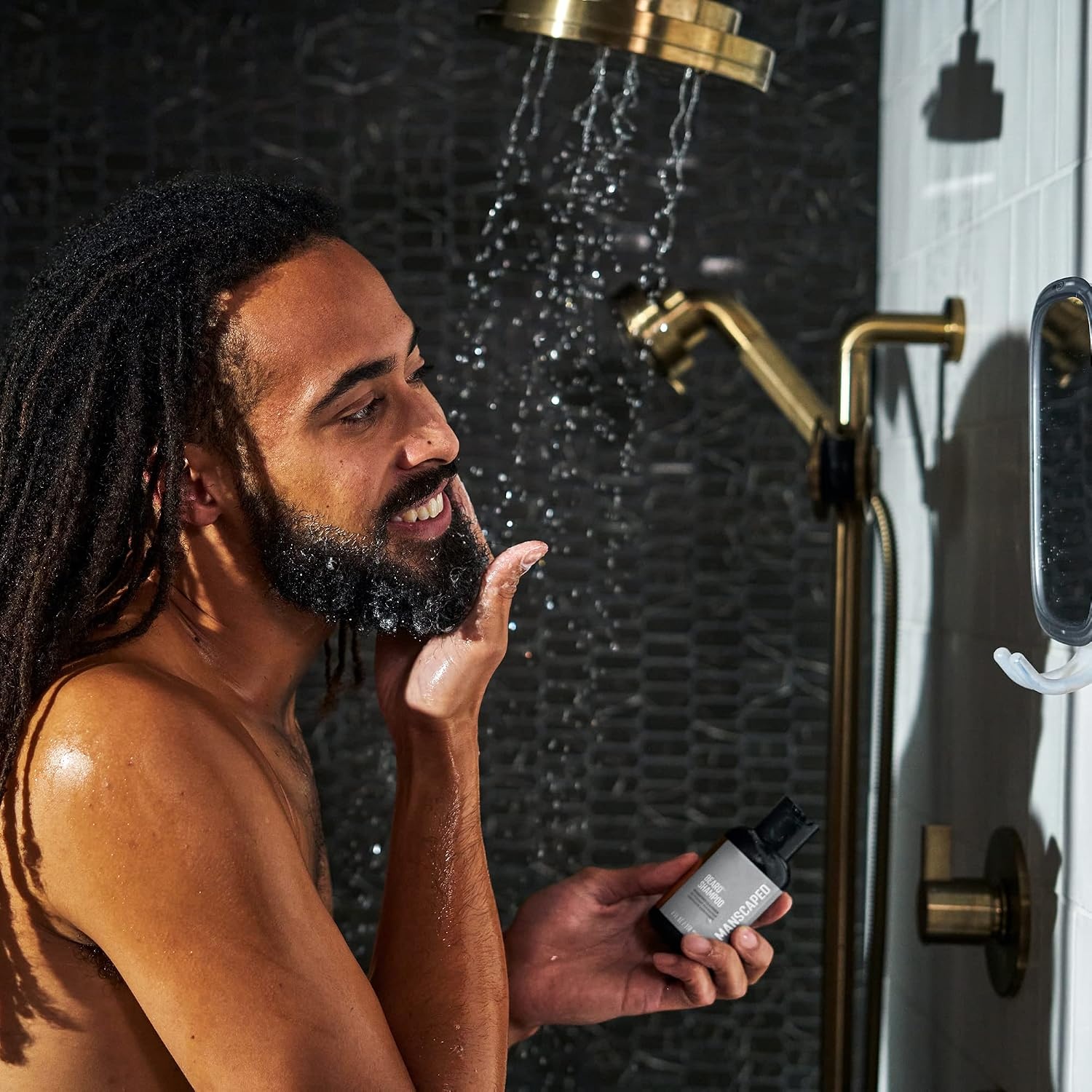 image:imageMANSCAPED The Beard Hedger Advanced Kit Includes Our Premium Precision Beard ampamp Mustache Trimmer Hydrating Shampoo Softening Conditioner Moisturizing Oil ampamp Facial Hair CombBeard Care Kit