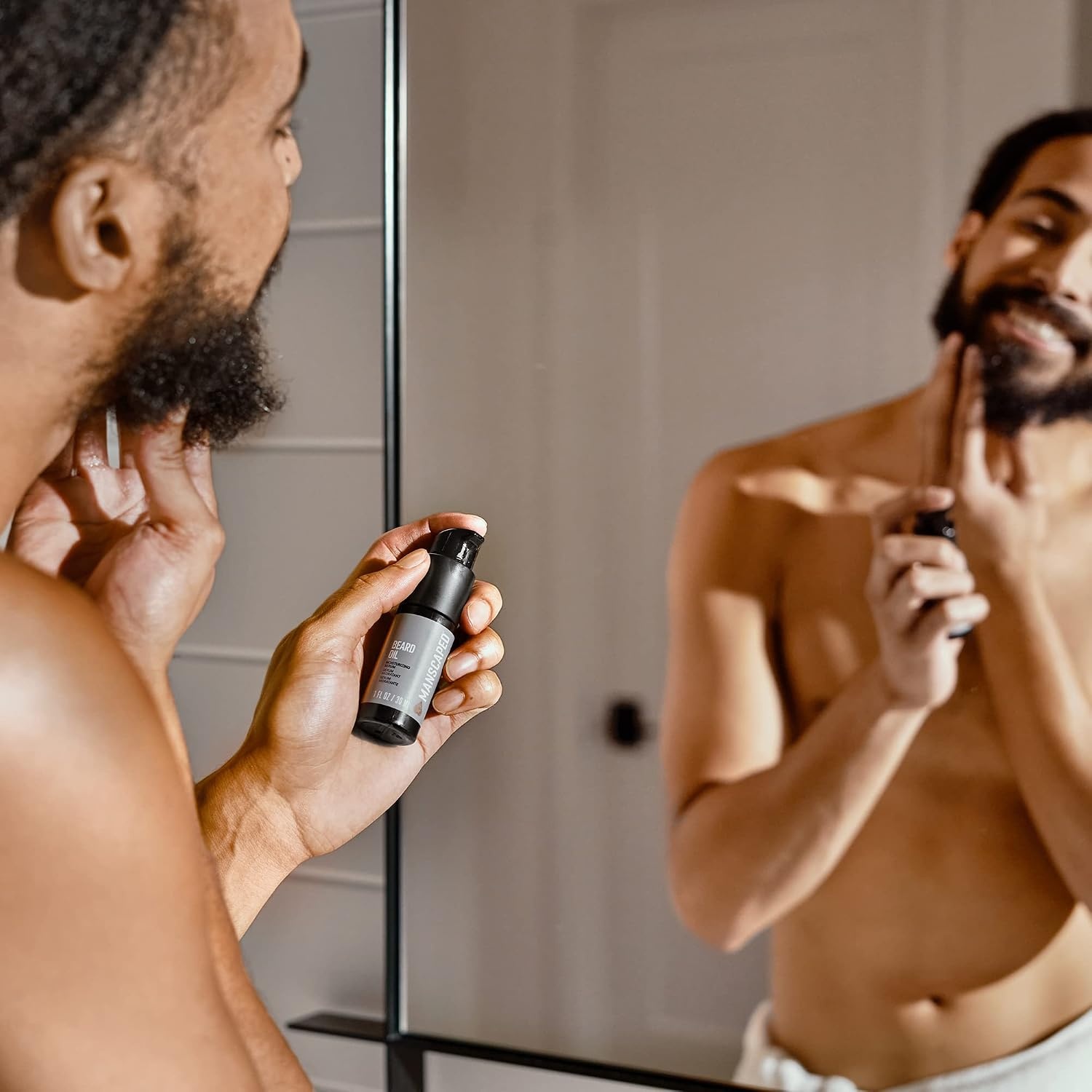 image:imageMANSCAPED The Beard Hedger Advanced Kit Includes Our Premium Precision Beard ampamp Mustache Trimmer Hydrating Shampoo Softening Conditioner Moisturizing Oil ampamp Facial Hair CombBeard Hedger Advanced Kit