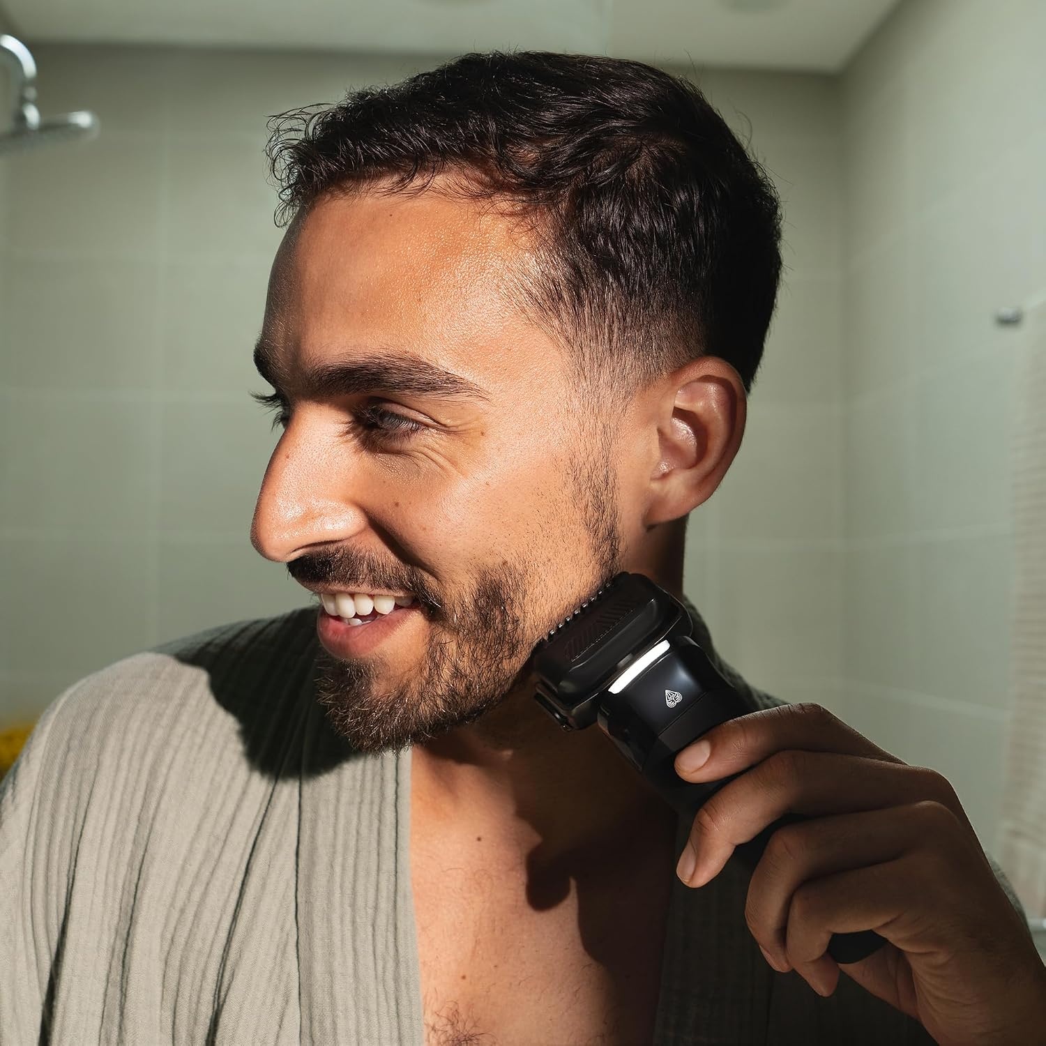 image:imageMANSCAPED The Chairman PRO ampamp Weed Whacker 20 Mens Electric Foil Face Shaver with Two Interchangeable SkinSafe Blade Heads FourBlade Foil ampamp Stubble Trimmer Nose ampamp Ear Hair Trimmer