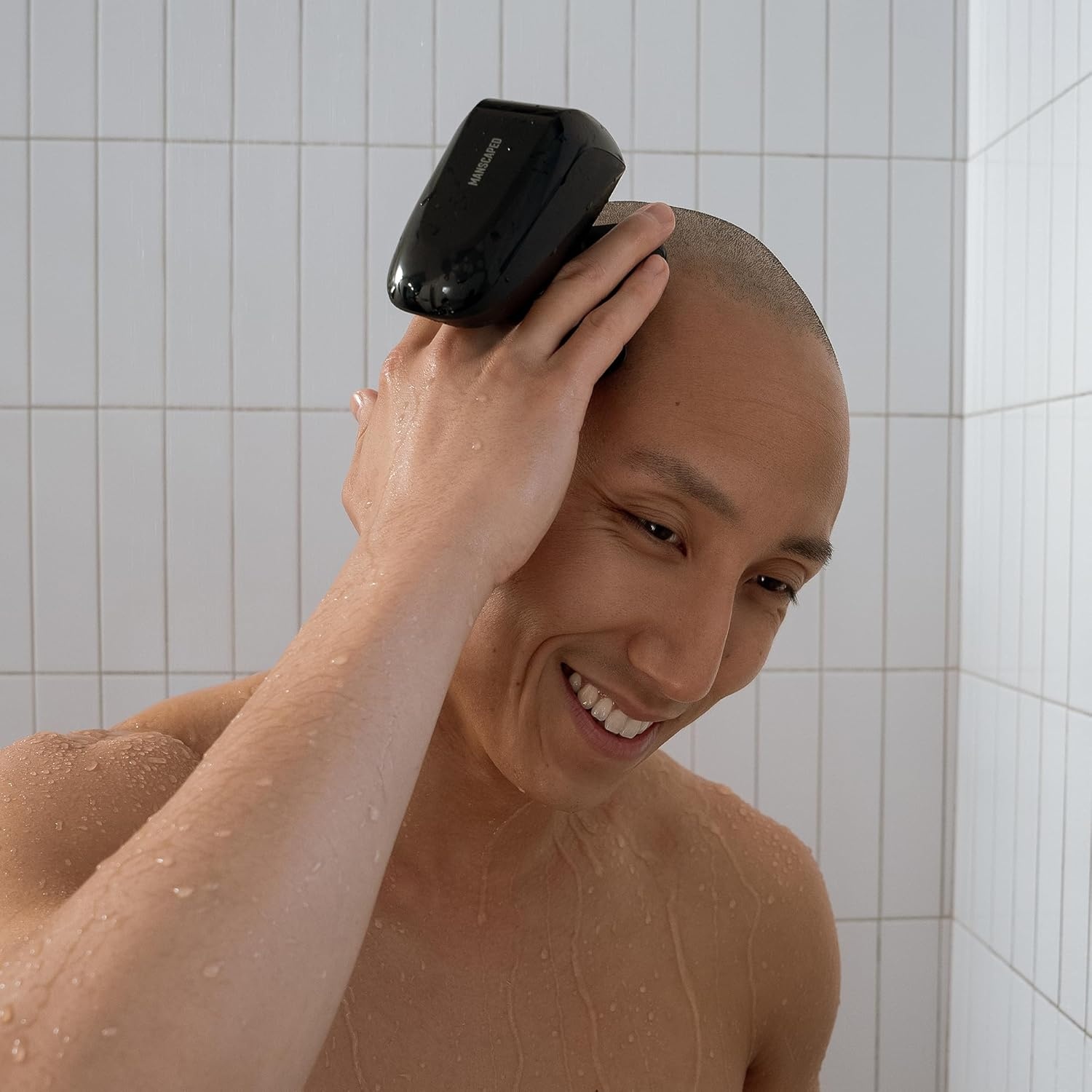 image:imageMANSCAPED The Dome Shaver PRO Head Shaver for Bald Men Five Rotary Blade Design with SkinSafe ampamp FlexAdjust Technology Waterproof USBC ampamp Wireless Charging Compatible with Travel LockThe Dome Shaver PRO