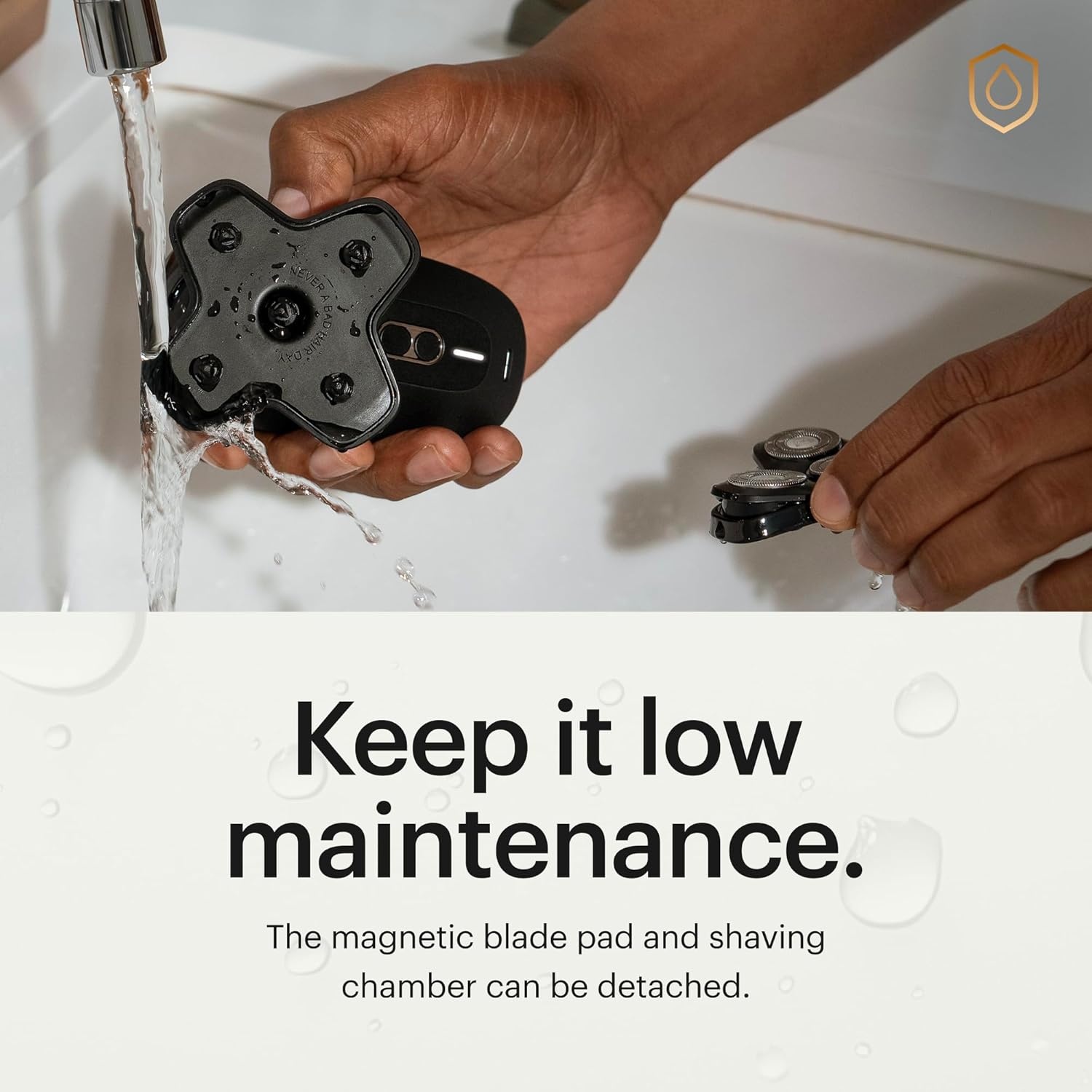 image:imageMANSCAPED The Dome Shaver PRO Head Shaver for Bald Men Five Rotary Blade Design with SkinSafe ampamp FlexAdjust Technology Waterproof USBC ampamp Wireless Charging Compatible with Travel LockThe Dome Shaver PRO