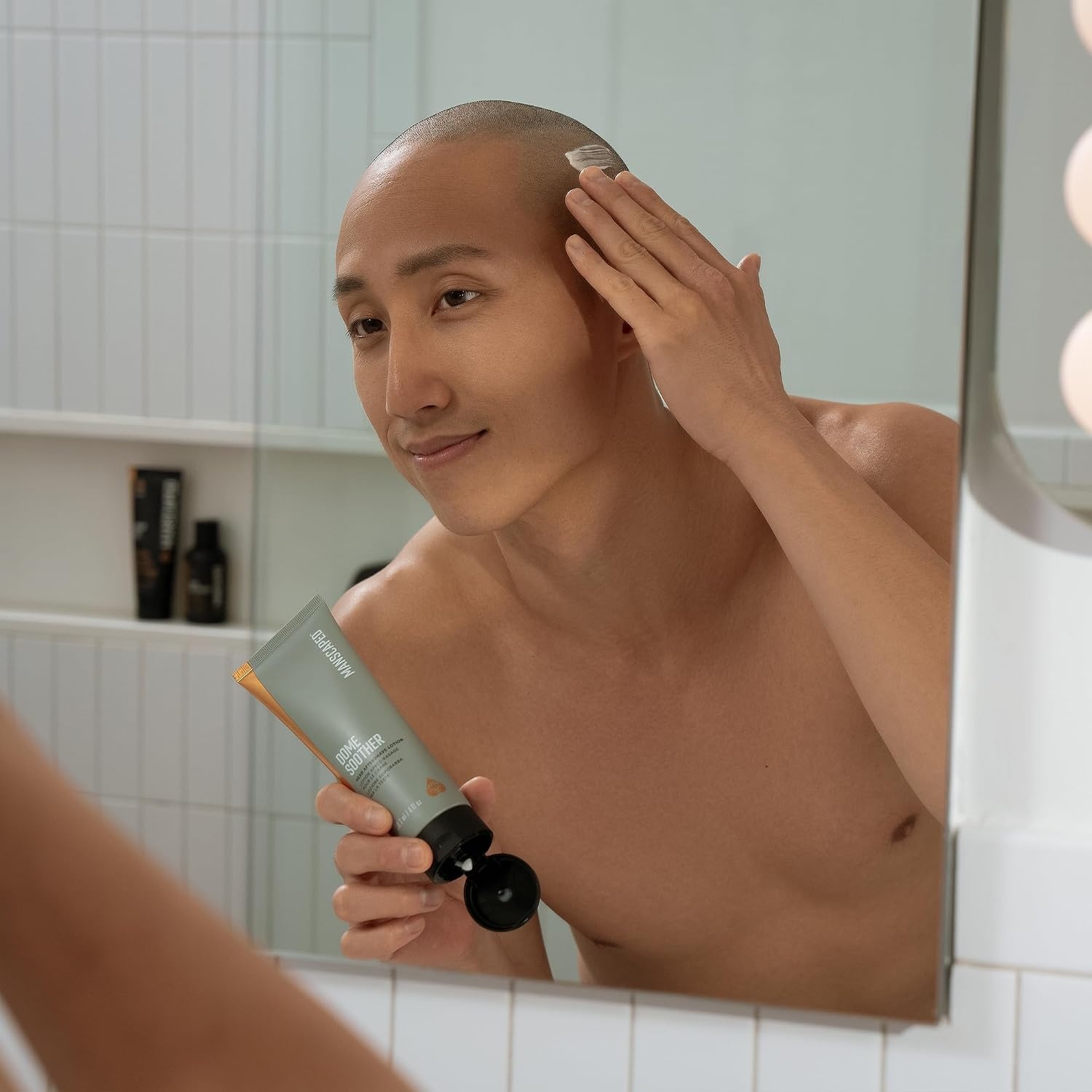image:imageMANSCAPED The Dome Shaver PRO Head Shaver for Bald Men Five Rotary Blade Design with SkinSafe ampamp FlexAdjust Technology Waterproof USBC ampamp Wireless Charging Compatible with Travel LockThe Dome PRO Package