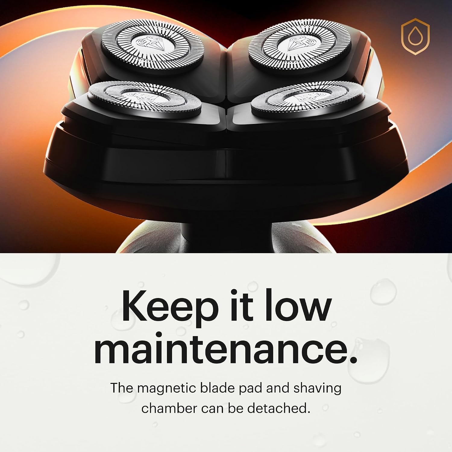 image:imageMANSCAPED The Dome Shaver PRO Head Shaver for Bald Men Five Rotary Blade Design with SkinSafe ampamp FlexAdjust Technology Waterproof USBC ampamp Wireless Charging Compatible with Travel LockThe Dome Shaver PLUS