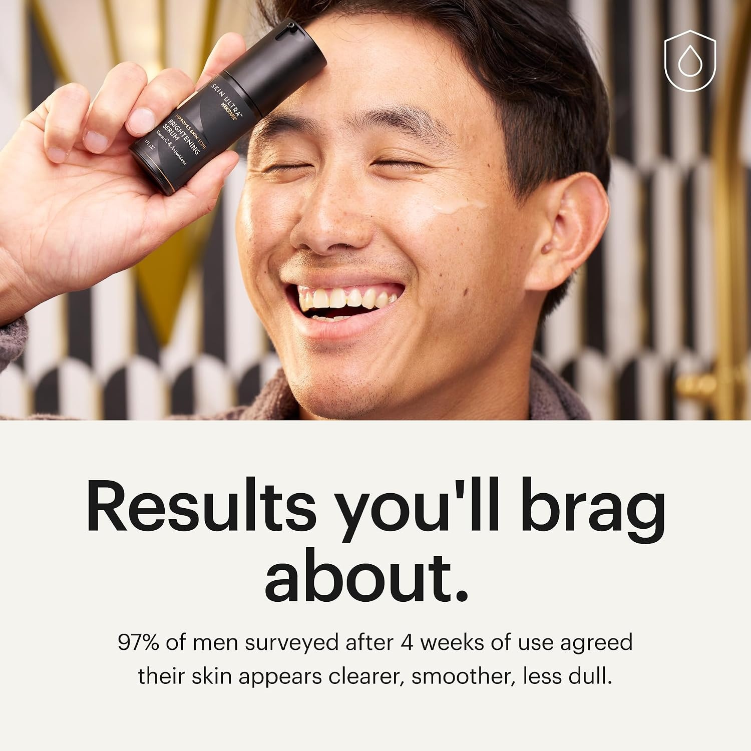 image:imageMANSCAPED The Face Buffer PRO Skin Ultra Face Wash Face Moisturizer ampamp Brightening Serum Bundle Mens Daily Skincare Routine for Cleansing Exfoliating Hydration ampamp Radiance