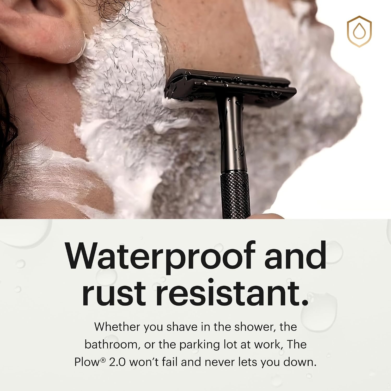 image:imageMANSCAPED The Plow 20 Premium Single Blade DoubleEdged Safety Face Razor for Men