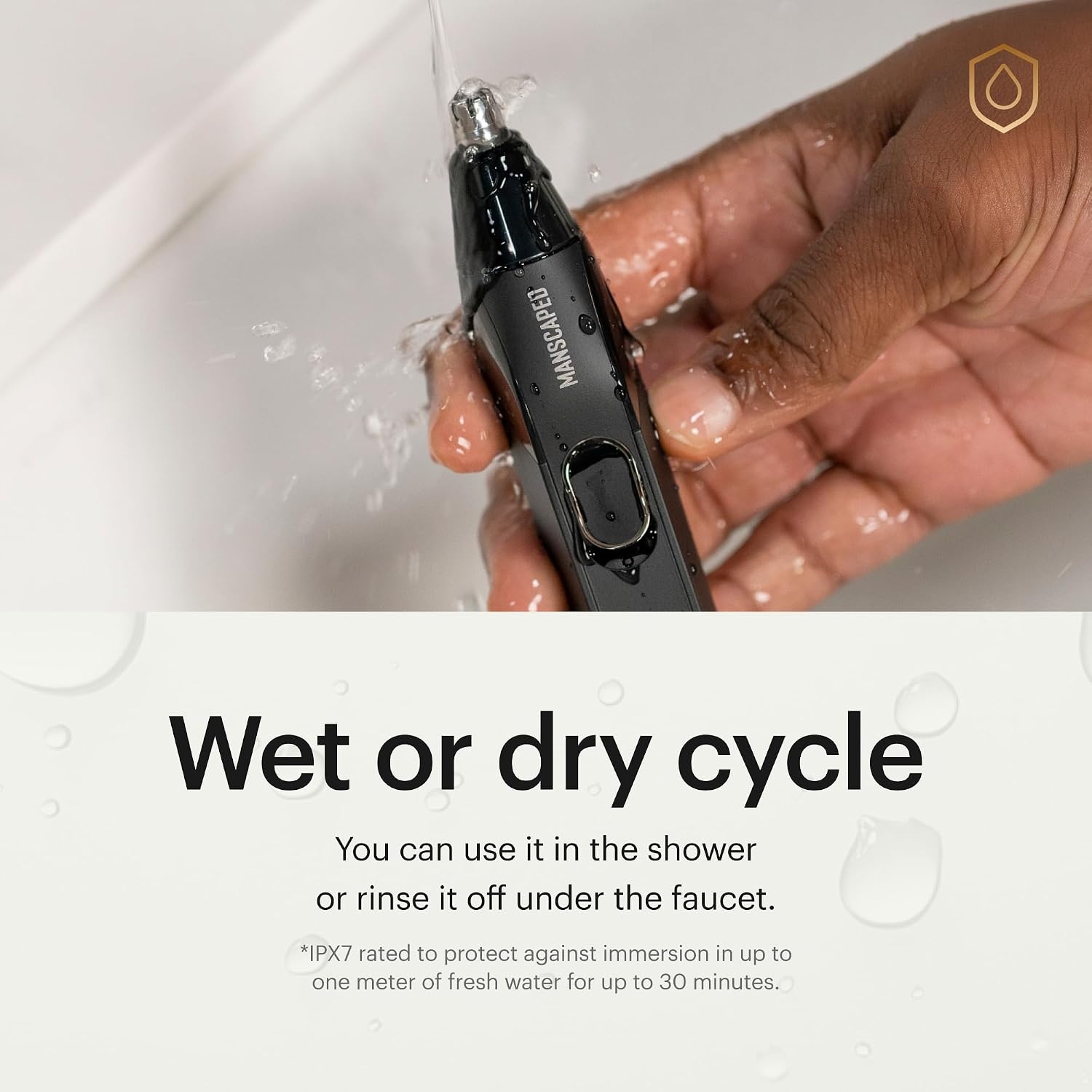 image:imageMANSCAPED Weed Whacker 30 PRO Mens Electric Nose Ear ampamp Eyebrow Hair Trimmer SkinSafe DualHead System LED Spotlight Waterproof Rechargeable Travel Lock Eyebrow Comb AttachmentThe Weed Whacker 20