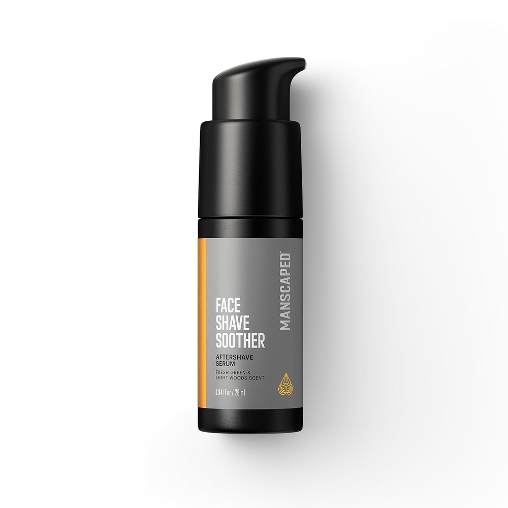 image:imageMANSCAPED Face Shave Soother Mens Aftershave Serum Infused with Red Algae Menthyl Lactate ampamp Vitamin B3 for Cooling Soothing ampamp Hydration Vegan ParabenFree 28ml094 Fl Oz Pack of 1