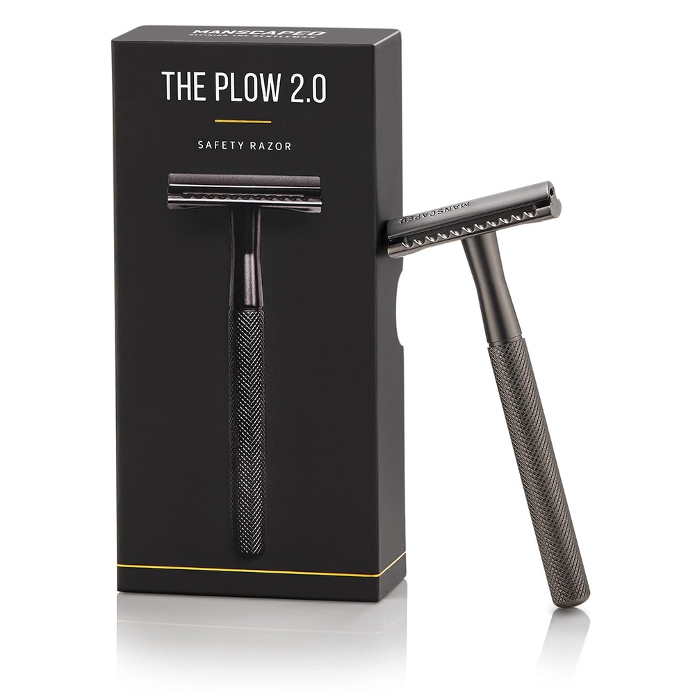 image:imageMANSCAPED The Plow 20 Premium Single Blade DoubleEdged Safety Face Razor for Men