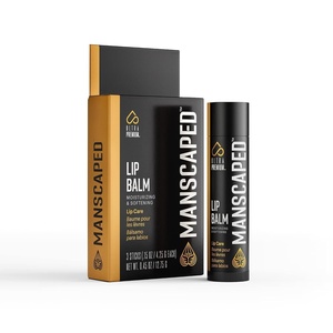 MANSCAPED® Moisturizing and Soothing Lip Balm, Infused with Vitamin E, Peppermint Oil, and Eucalyptus Oil for Chapped Lips, Matte Finish, 3 Sticks(0.15 Ounce (Pack of 3))