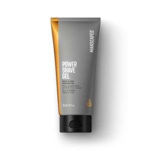 MANSCAPED® Power Shave Gel, Men’s Soothing Head & Face Shaving Gel, with Witch Hazel & Gentle Liquid Exfoliants to Help Defend Against Irritation, Ingrown Hairs & Razor Bumps, 6 fl oz(6 Fl Oz (Pack of 1))