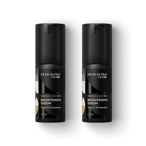 MANSCAPED® Skin Ultra™ Brightening Serum – Men’s Vitamin C Face Serum Formulated to Improve Skin Tone & Help Reduce Appearance of Wrinkles, Infused with Licorice Root & Niacinamide, 1 fl oz(1 Fl Oz (Pack of 2))