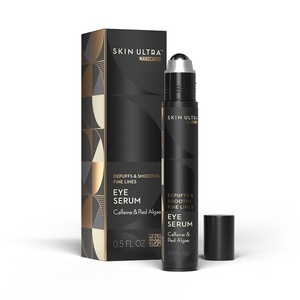 MANSCAPED® Skin Ultra™ Eye Serum – Fast-Acting Formula with Caffeine, Red Algae & Ceramides to help Depuff & Hydrate Skin, Cooling Rollerball Applicator, Fragrance-Free, 0.5 fl oz.