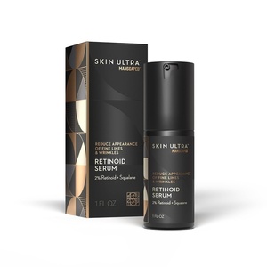 MANSCAPED® Skin Ultra™ Retinoid Serum – Dual Retinoid Age-Defying Formula with Squalane, Ceramides & Hyaluronic Acid to help Reduce Appearance of Fine Lines, Wrinkles & Dark Spots, 1 fl oz.
