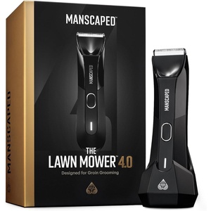 MANSCAPED® The Lawn Mower® 4.0, Electric Groin Hair Trimmer, Replaceable SkinSafe® Ceramic Blade Heads, Waterproof Wet/Dry Clippers, Rechargeable, Wireless Charging, Male Hygiene Grooming Razor(The Lawn Mower 4.0)